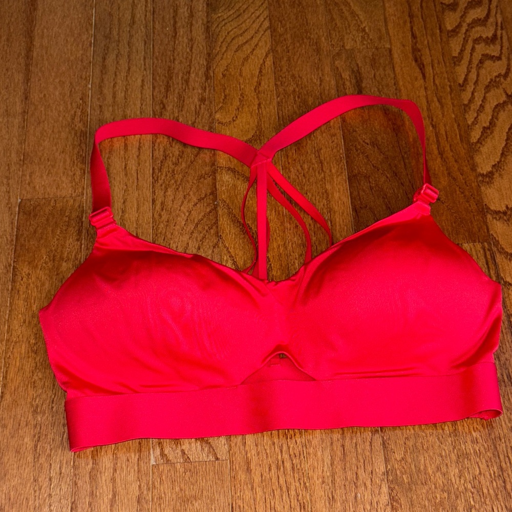 Victoria's Secret Bold Red Strappy Bra